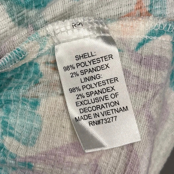 So Tropical Print Summer Dress Small Adjustable Straps Lightweight Boho Style - Picture 4 of 7